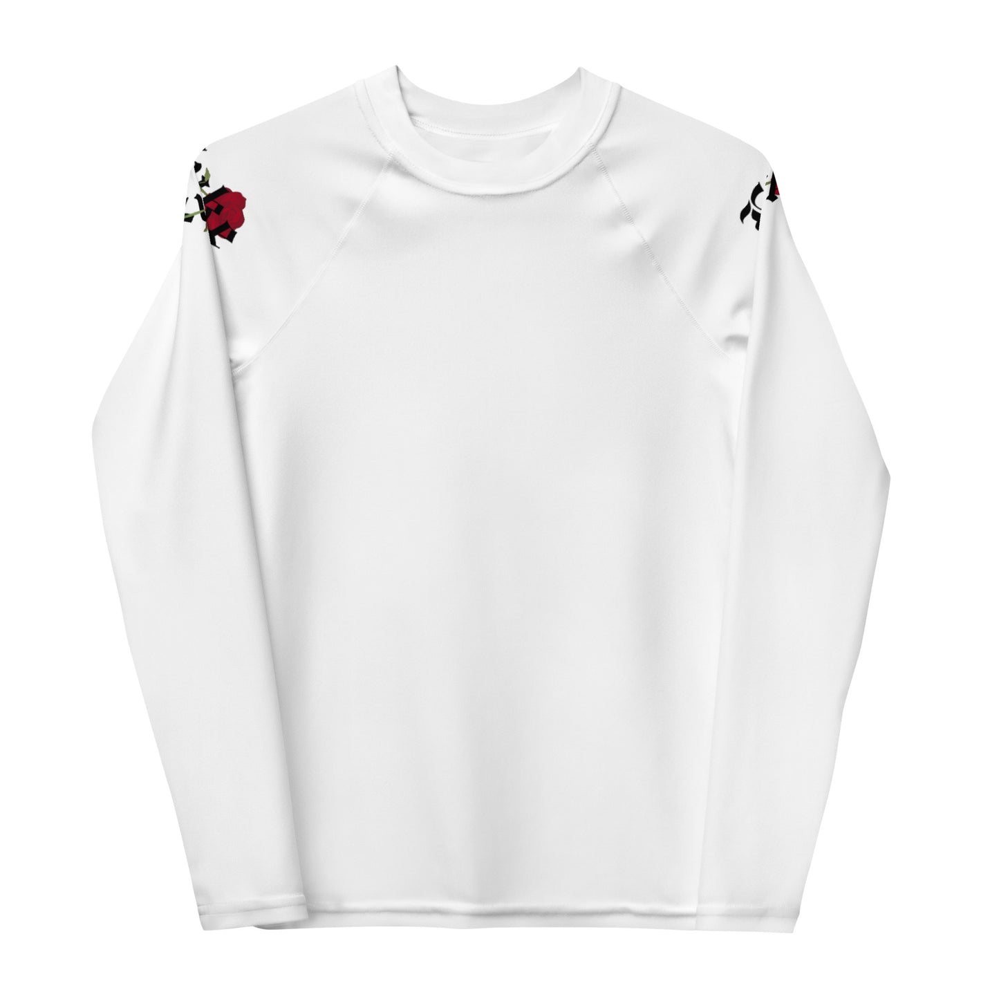 Youth Long Sleeve EVKE Compression - White Rose