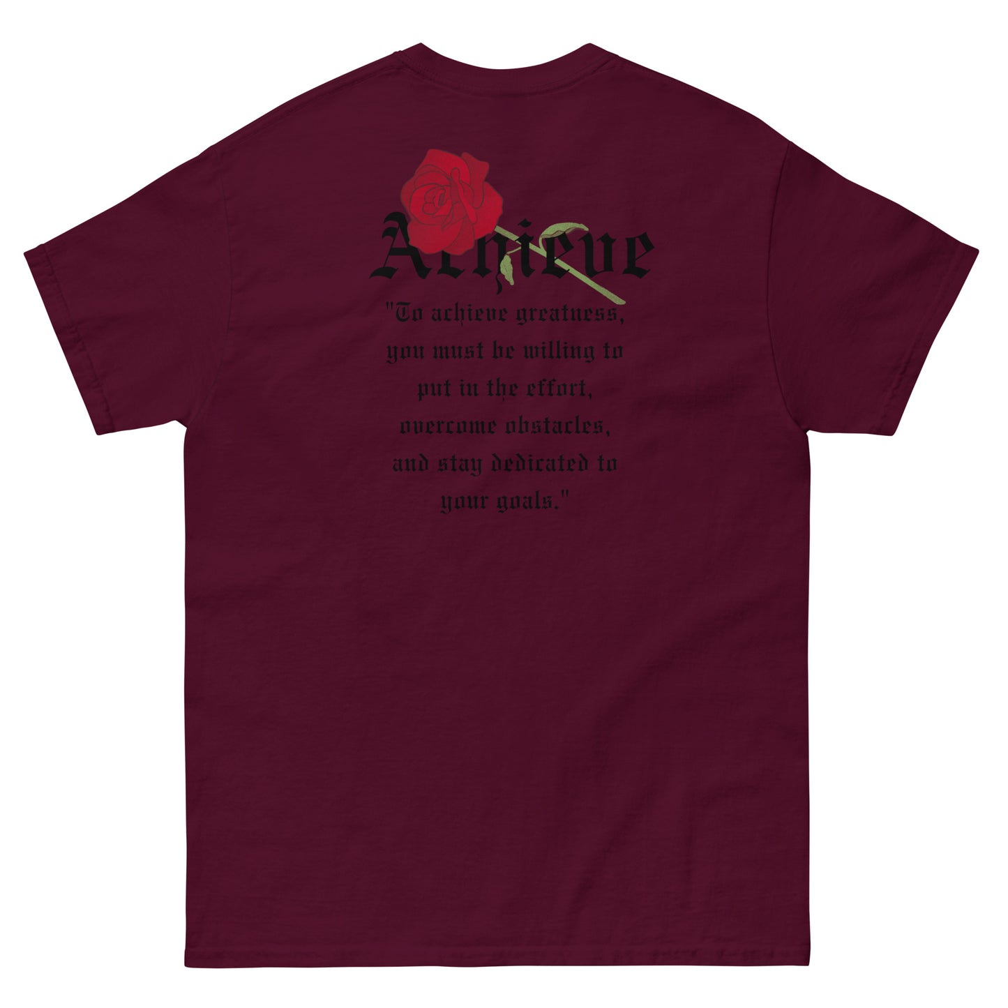 Achieve EVKE Mens Tee (Black Letters)